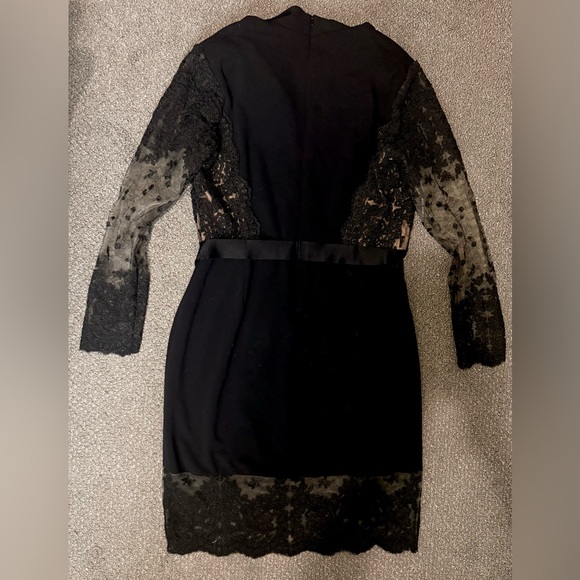 Tadashi Shoji black and lace dress. 18 - Picture 8 of 8